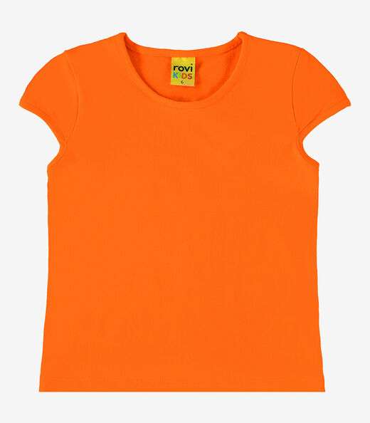 Blusa Infantil Feminino Rovi Kids Laranja