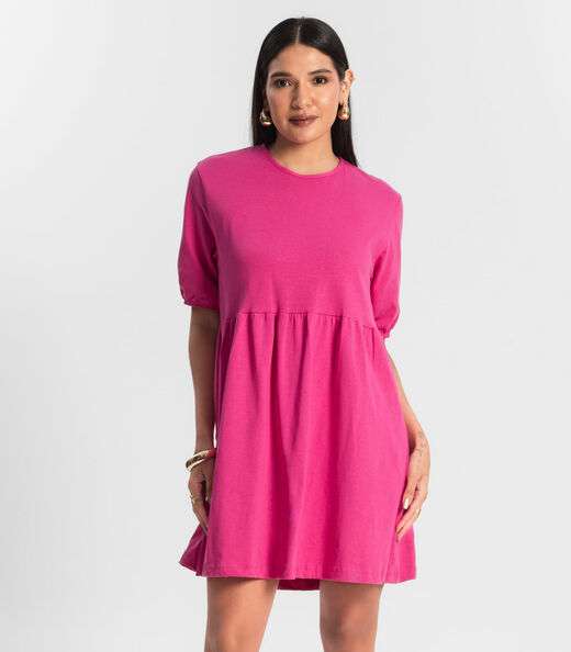 Vestido Feminino Curto Rovitex Rosa