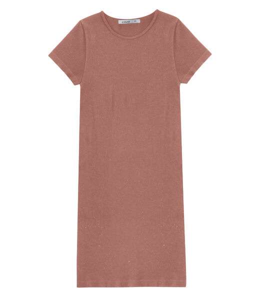 Vestido Canelado Feminino Endless Marrom