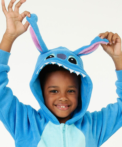 Macacão Pijama Infantil Stitch Disney Tam 2 a 12