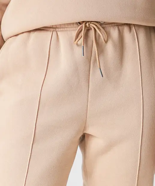 Calça Moletom Feminina Frizo Marisa Bege