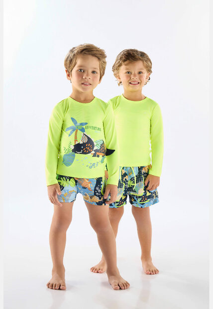 Short Praia Microfibra Forrada Up Baby