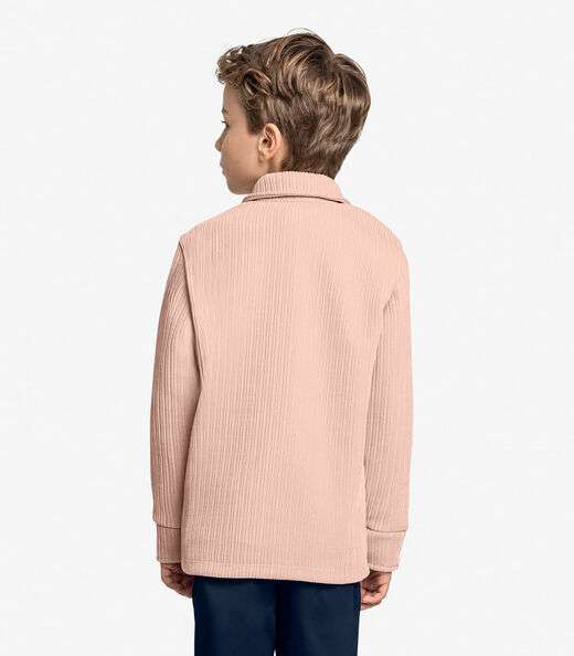 Camisa Infantil Manga Longa Trick Nick Rosa