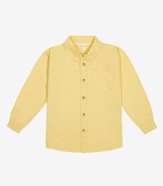 Camisa Infantil Manga Longa Trick Nick Amarelo