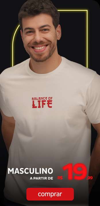 Masculino a partir de R$19,99