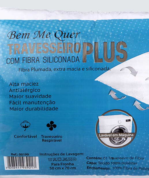 Travesseiro Bem Me Quer Plus Master Comfort 1 Peça