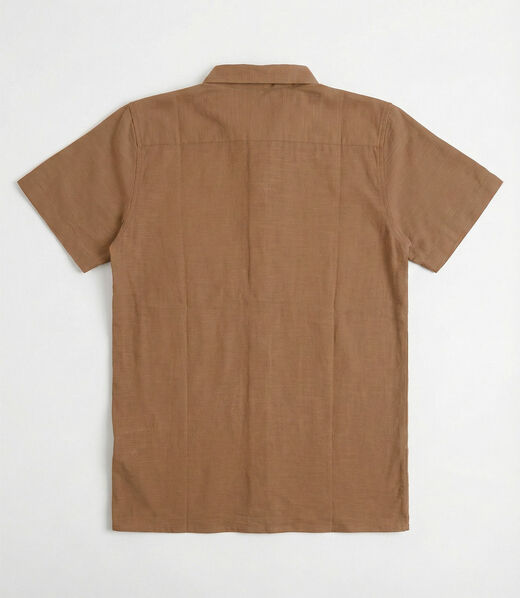 Camisa Masculina Malha Flamê Select Marrom