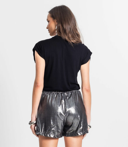 Blusa Feminina Em Visco Tricot Endless Preto