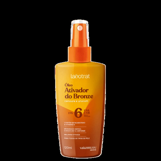 Image_Óleo Ativador De Bronze Fps6 VaieBrilha 120Ml Labotrat