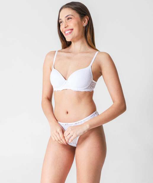 Sutiã de Renda Com Base Marisa