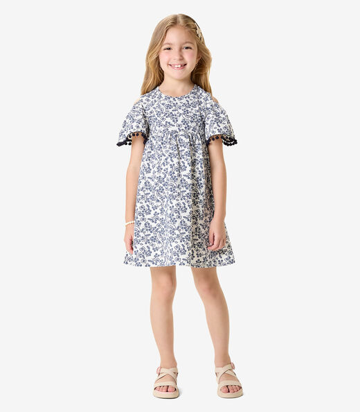 Vestido Infantil Leves Defeitos Rovi Kids Bege