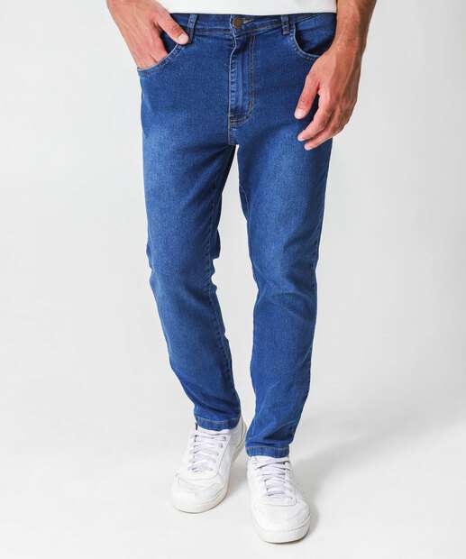 Calça Masculina Jeans Skinny Azul