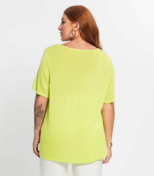 Blusa Feminina Plus Size Secret Glam Verde
