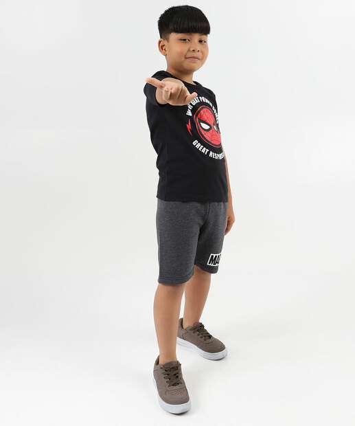 Conjunto Infantil Homem Aranha Marvel Tam 4 a 10