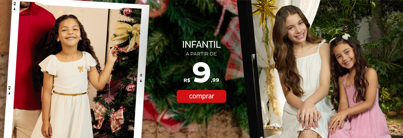 Infantil a partir de R$9,99