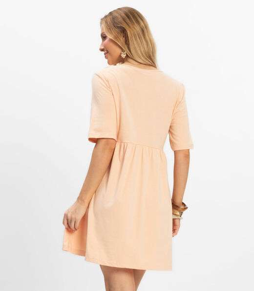 Vestido Feminino Liso Select Bege