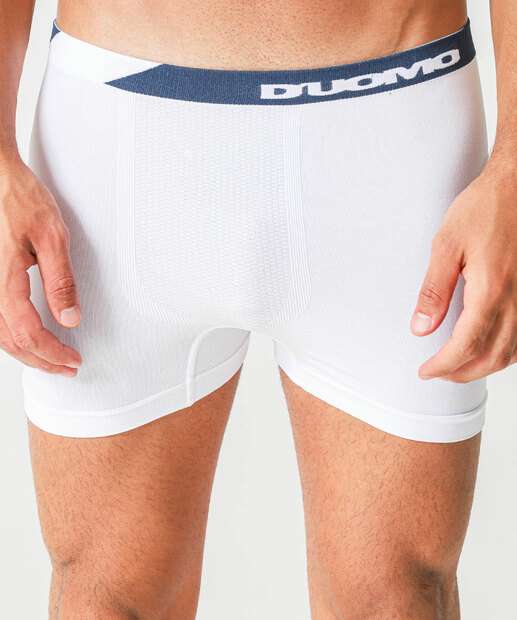Cueca Masculina Boxer DUOMO Branco