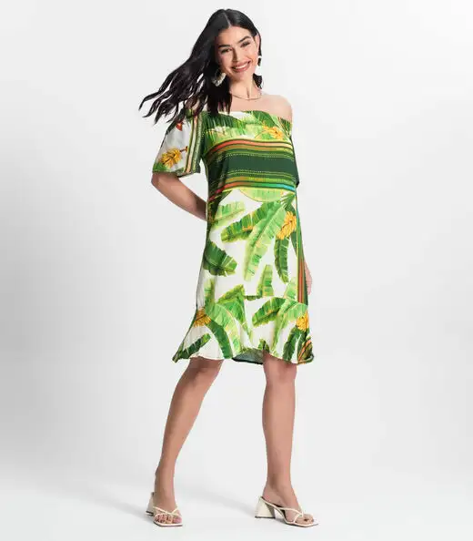 Vestido Ciganinha Infinita Cor Verde