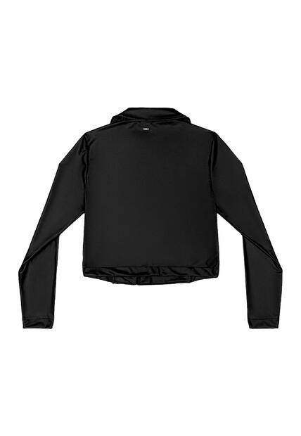 Jaqueta Biker em Malha Cirrê Gloss