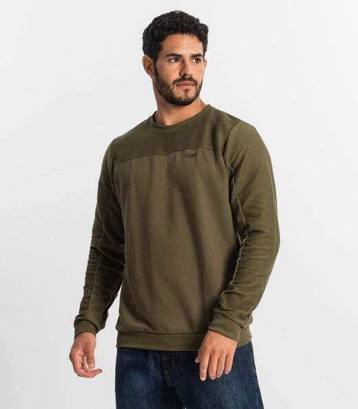 Blusão Masculino Moletom Diametro Verde