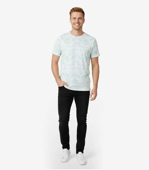 Camiseta Masculina Estampada Select Azul