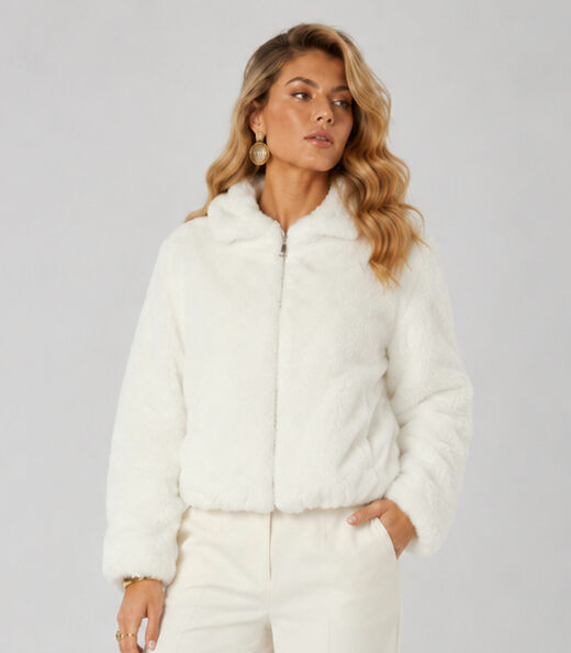 Image_Jaqueta Feminina Bomber Peluciada Forrada Aishty Branco
