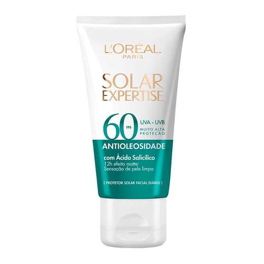 Protetor Solar Facial L'Oréal Paris Expertise Antioleosidade FPS 60