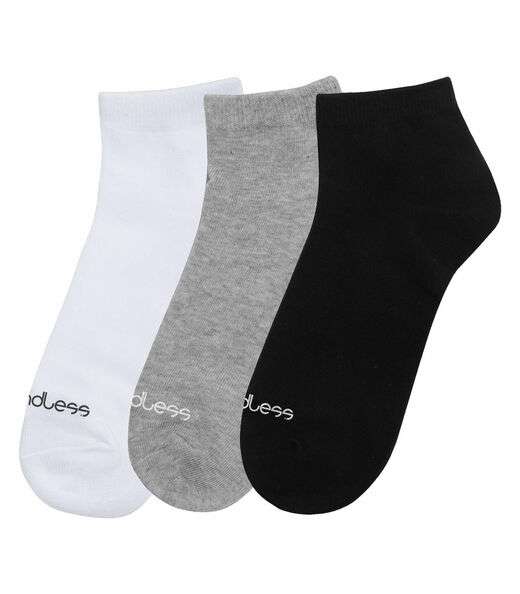 Image_Kit 3 Pares De Meias Cano Curto Adulto Endless Unica