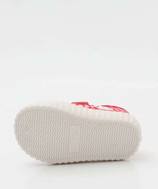 Tênis Infantil Hello Kitty Velcro 03BM Vermelho