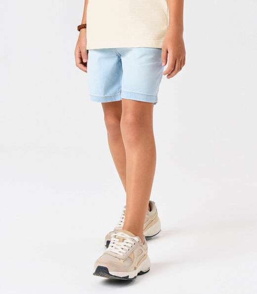 Conjunto Camiseta Com Bermuda Trick Nick Bege