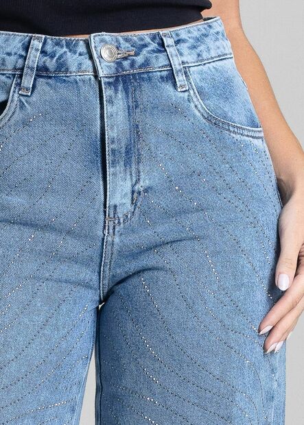 Calça Jeans Sawary Wide Leg - 282568