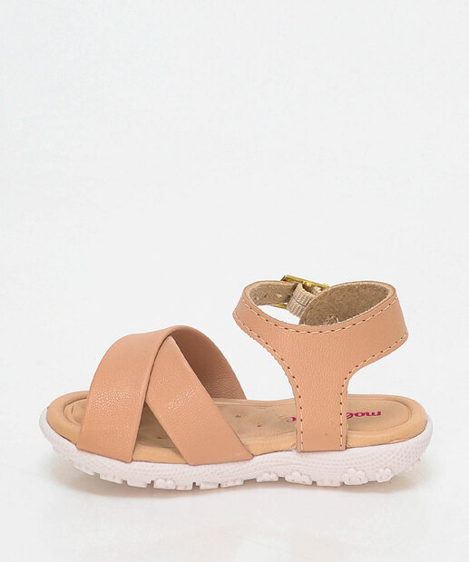 Sandália Infantil Tiras Molekinha Rosa