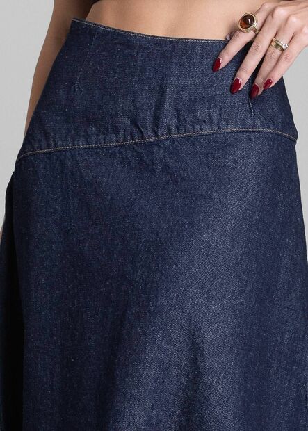 Saia Jeans Sawary Midi - 282505