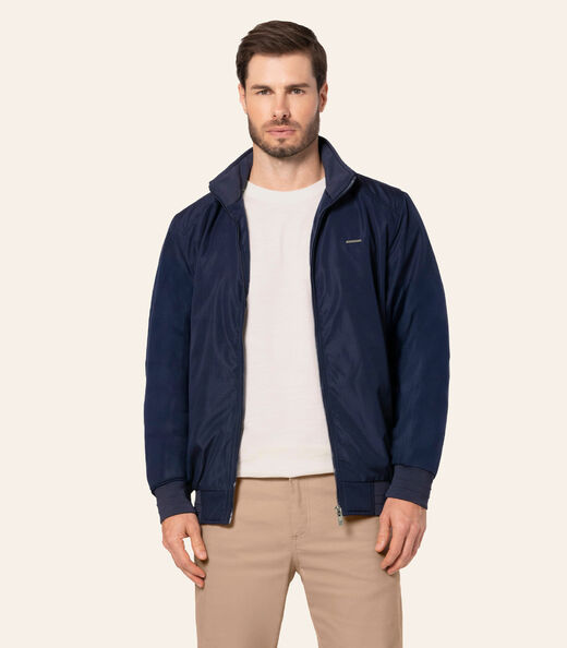 Image_Jaqueta Masculina Microfibra Forrada Diametro Azul