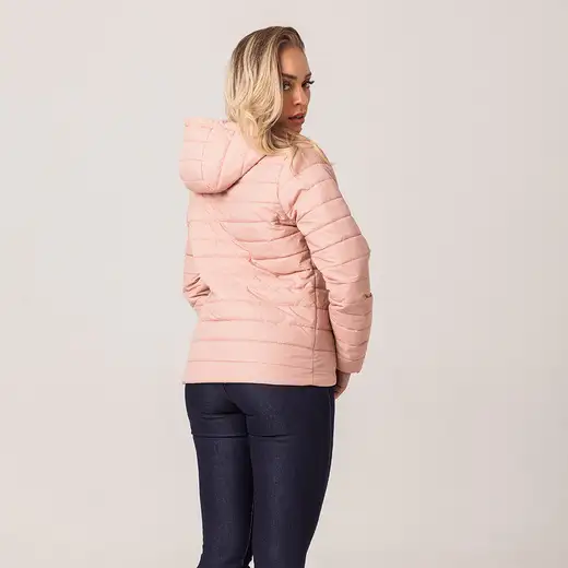 Jaqueta Puffer Feminina com Capuz Zune