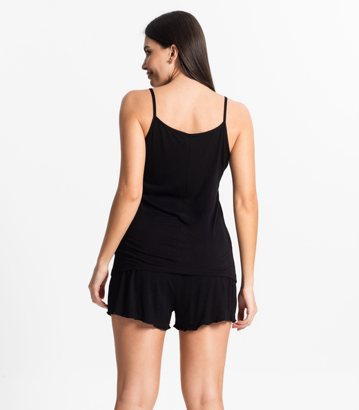 Pijama Feminino De Alças Select Preto
