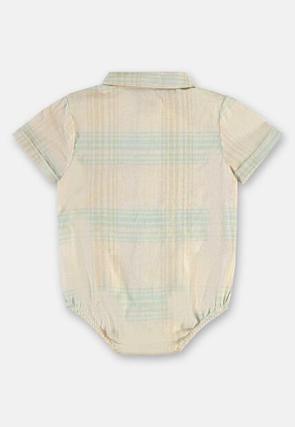 Conjunto Body Bermuda Linho Up Baby