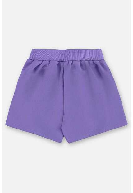 Shorts em Moletom Infantil Feminino Up Baby