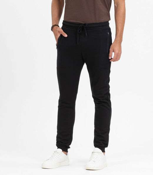 Calça Masculina Em Moletinho Diametro Preto