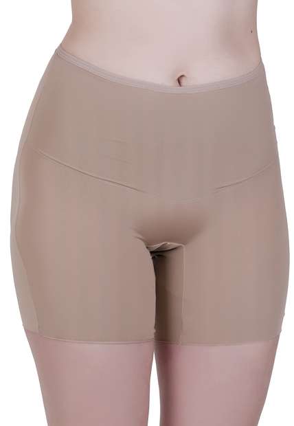Calcinha Enchimento Bumbum Longo Bege