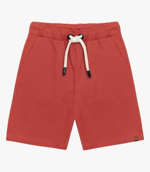 Image_Bermuda Infantil Em Sarja Trick Nick Marrom