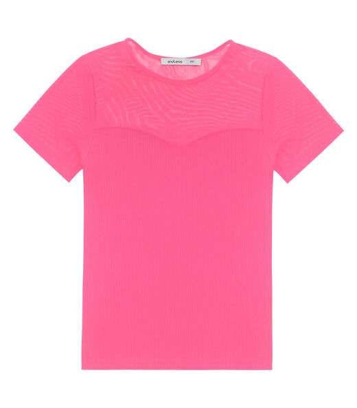 Blusa Feminina Manga Curta Endless Rosa