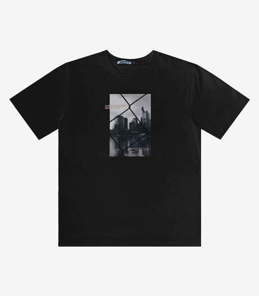 Image_Camiseta Juvenil Meia Malha Masculina Minty Preto