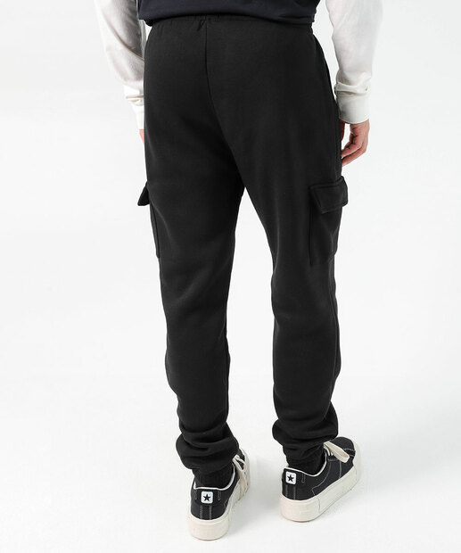 Calça Masculina Moletom Jogger Cargo MR Preto 