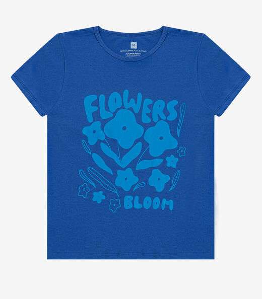 Image_Blusa T-Shirt Feminina Estampada Select Azul