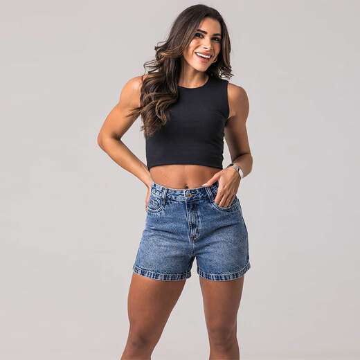 Shorts Jeans Feminino Zune
