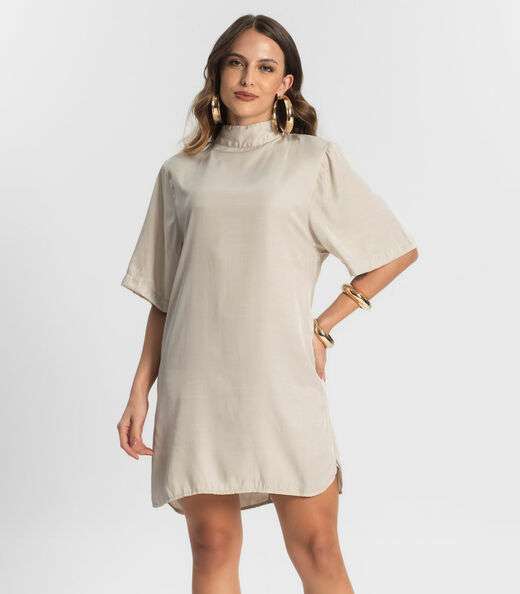 Image_Vestido Curto Feminino Endless Bege