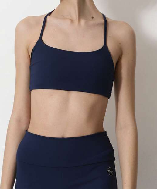 Top Fitness Sem Bojo Alças Finas 