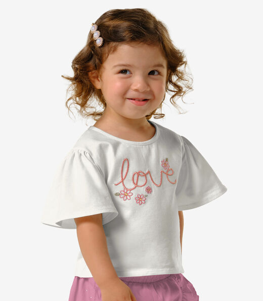 Conjunto Feminino Blusa Com Shorts Trick Nick Bege
