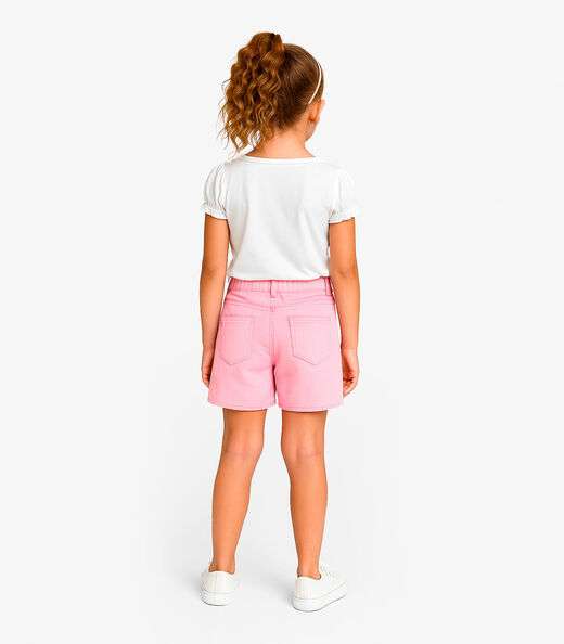Conjunto Infantil Blusa Com Shorts Rovi Kids Branco